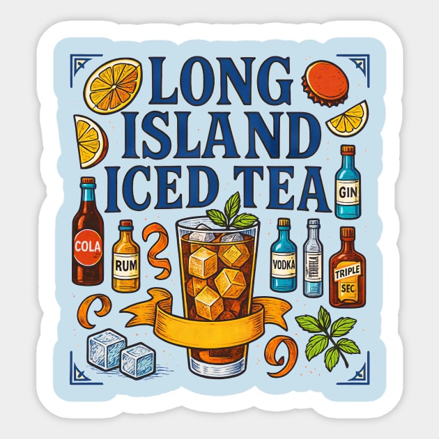 Long Island Iced Tea Sticker by Dr. Cork